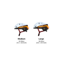 Smart přilba s 270° osvětlením a směrovkami Livall EVO21