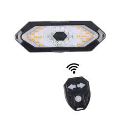 Výstražné světlo se směrovkami a bluetooth ovladačem
