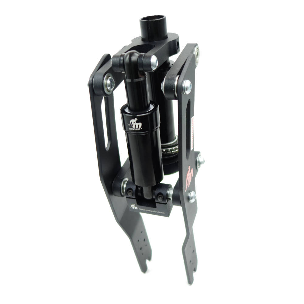 Přední odpružení Monorim V4 pro Xiaomi Scooter - černé s černím tlumičem