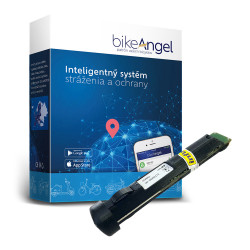 Smart alarm a GPS systém bikeAngel2 do řidítek koloběžky
