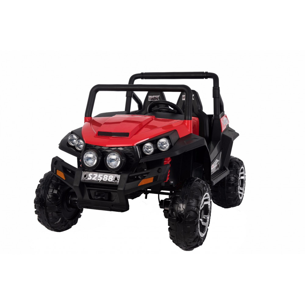 Elektrické autíčko RSX Červené,  Pohon 4x4