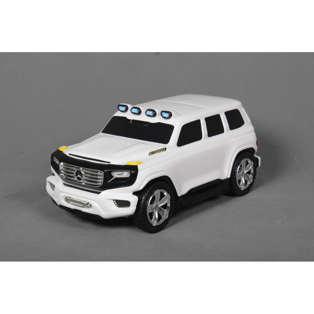 Detské Licencované odrážadlo a kufrík 2v1 Mercedes-Benz  Ener-G-Force biele