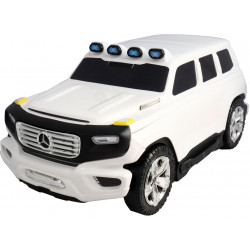 Detské Licencované odrážadlo a kufrík 2v1 Mercedes-Benz  Ener-G-Force biele