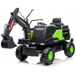 Elektrický Báger Volvo Excavator 12V s podkopovou lyžicou,  Jednomiestne