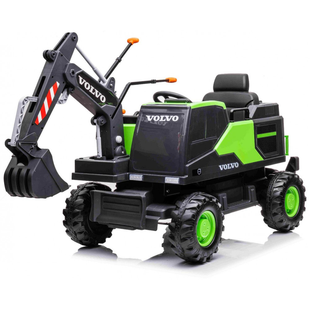 Elektrický Báger Volvo Excavator 12V s podkopovou lyžicou,  Jednomiestne