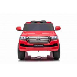 Elektrické autíčko Toyota Landcruiser 12V,  červené