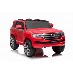 Elektrické autíčko Toyota Landcruiser 12V,  červené