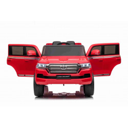 Elektrické autíčko Toyota Landcruiser 12V,  červené