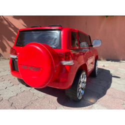 Elektrické autíčko Toyota Landcruiser 12V,  červené