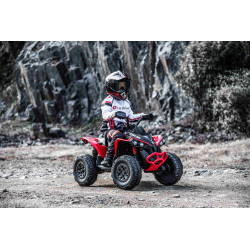 Elektrická štvorkolka Can-am Renegade,  červená