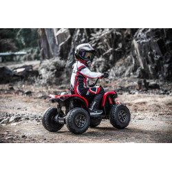 Elektrická štvorkolka Can-am Renegade,  červená
