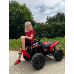 Elektrická štvorkolka Can-am Renegade,  červená