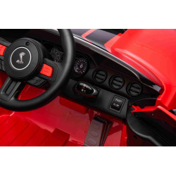 Elektrické autíčko Ford Shelby Mustang GT 500 Cobra,  červené