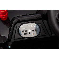 Elektrické autíčko UTV Small 12V,  čierny