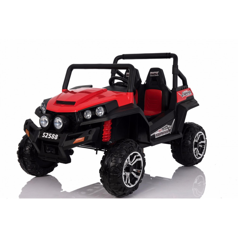 Elektrické autíčko RSX Červené,  Pohon 4x4