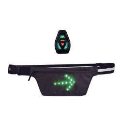 Výstražná LED ledvinka se směrovkami a bluetooth ovladačem