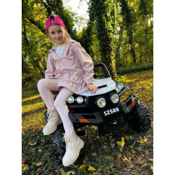 Elektrické autíčko RSX Červené,  Pohon 4x4