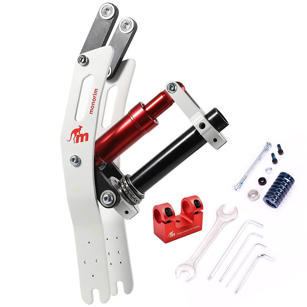 Přední odpružení Monorim V4 pro Xiaomi Scooter - bílá