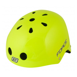 Přilba Force BMX fluo lesklá
