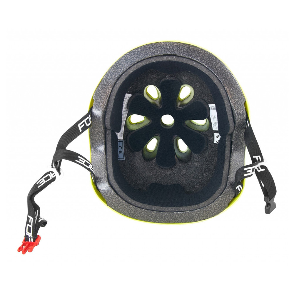 Přilba Force BMX fluo lesklá