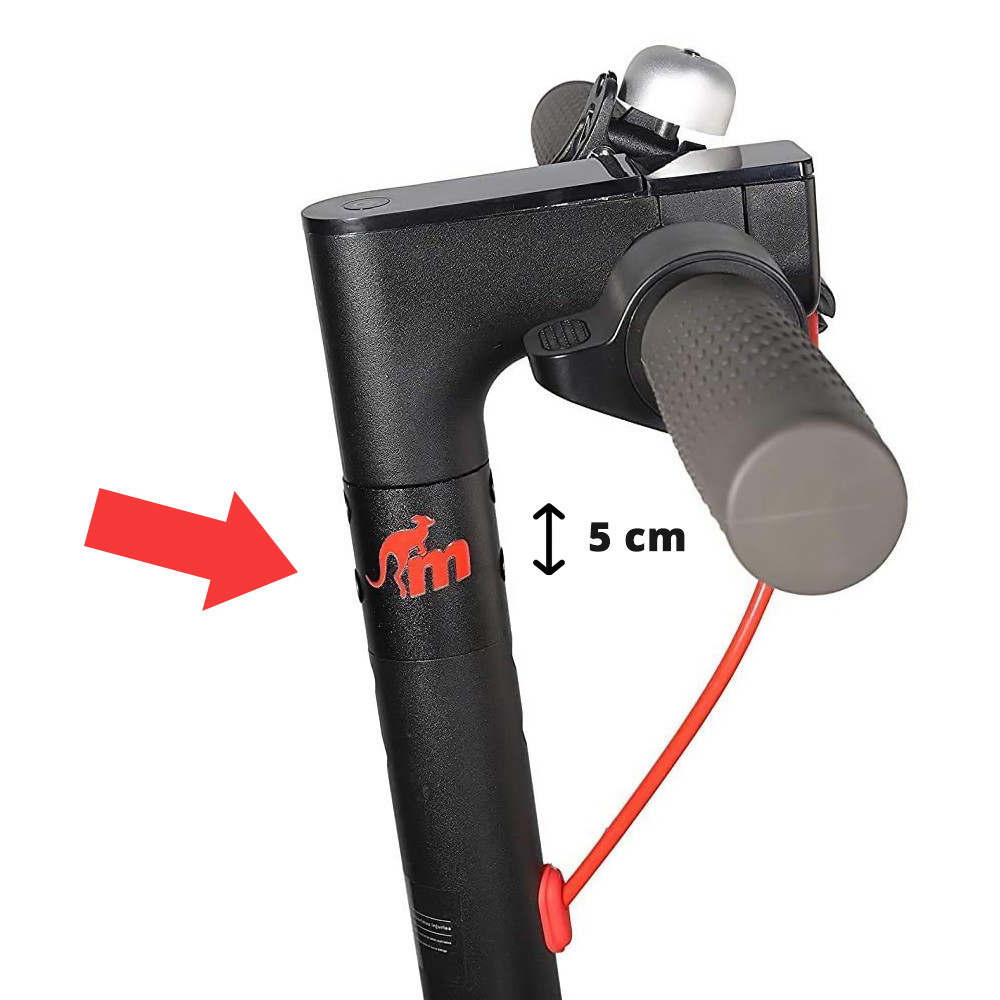 Prodloužení řídítek Xiaomi koloběžky Monorim Extender 5cm - černá