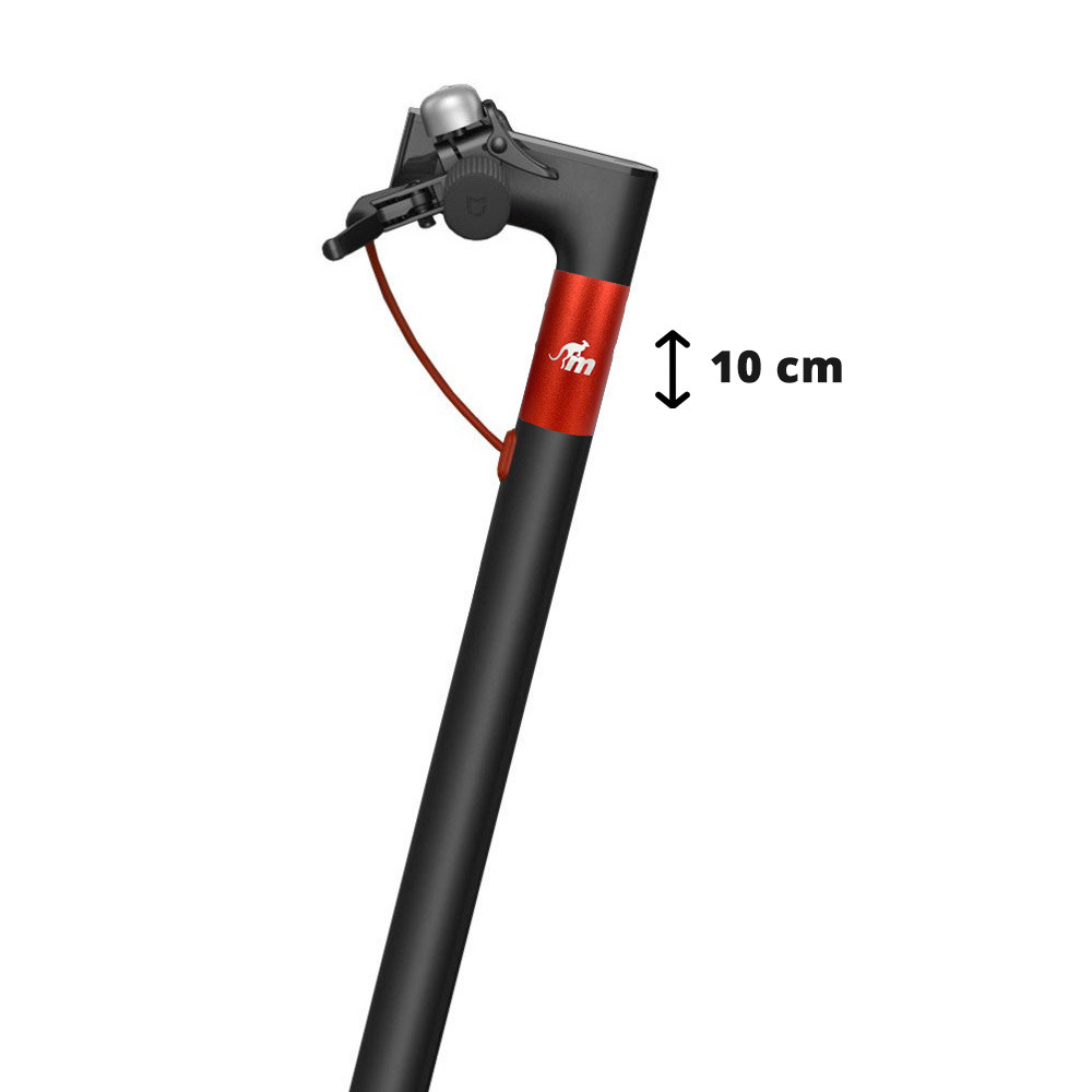Prodloužení řídítek Xiaomi koloběžky Monorim Extender 10cm - červená