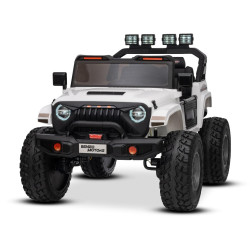 Elektrické autíčko Beneo Motors OFFRIDE 4x4² Dvojmiestne 12V,  biele