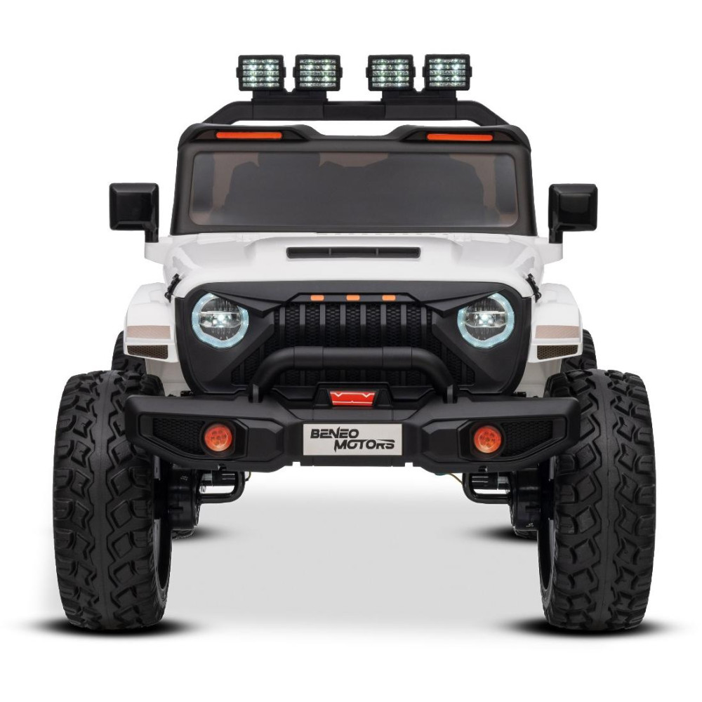 Elektrické autíčko Beneo Motors OFFRIDE 4x4² Dvojmiestne 12V,  biele