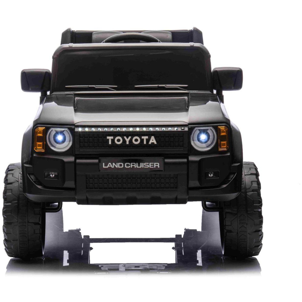 Elektrické autíčko Toyota Landcruiser 12V,  čierne