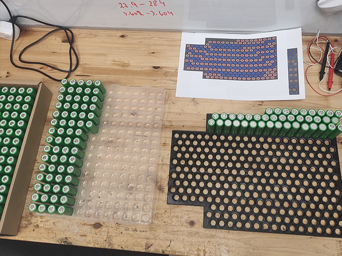 N&aacute;vrh baterie Li-ion 48V 70Ah pro autonomn&iacute;ho robota