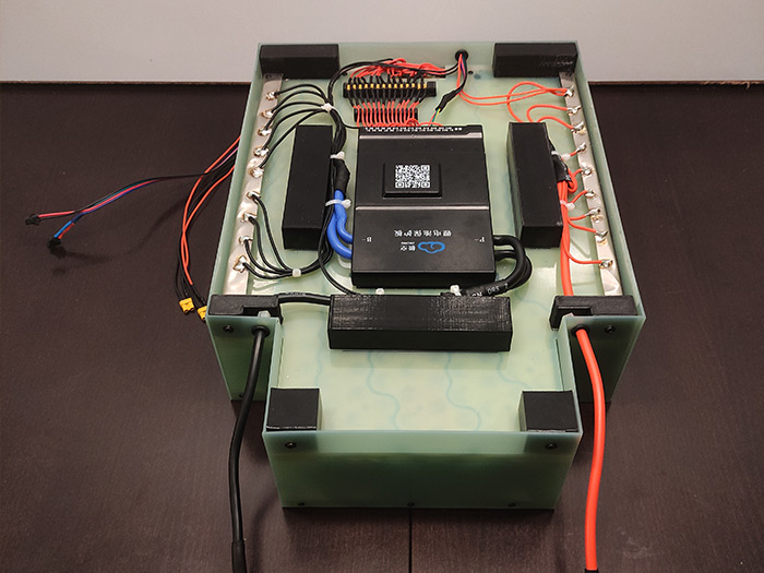 N&aacute;vrh baterie Li-ion 48V 70Ah pro autonomn&iacute;ho robota